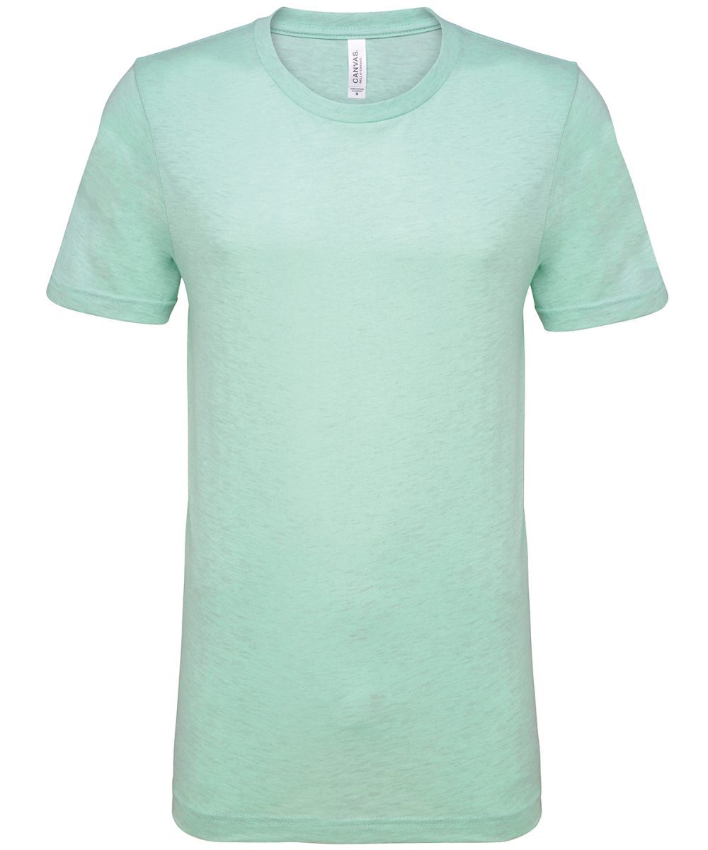 Heather Prism Mint Unisex heather CVC short sleeve t-shirt