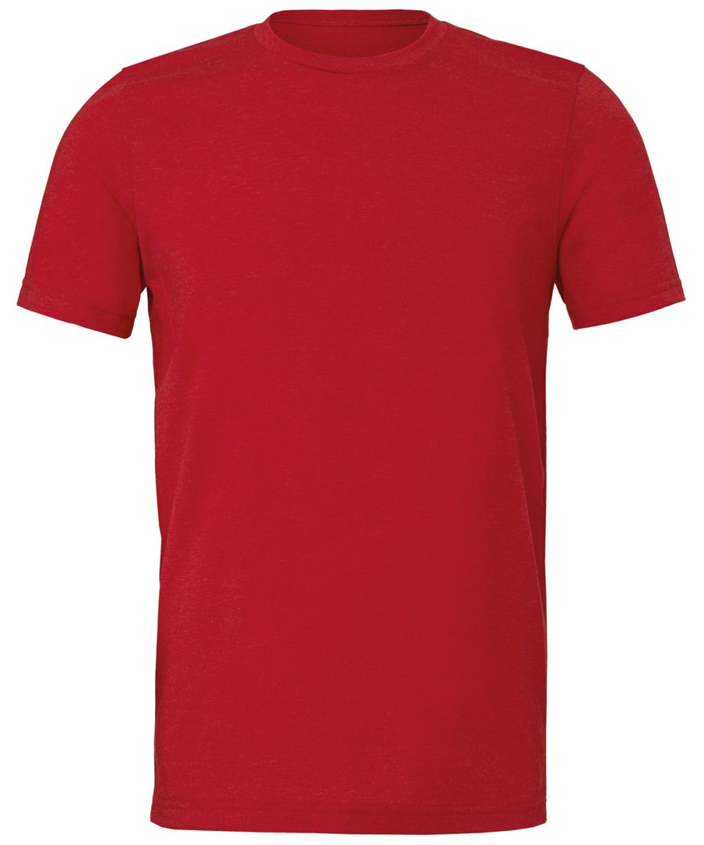 Heather Red Unisex heather CVC short sleeve t-shirt