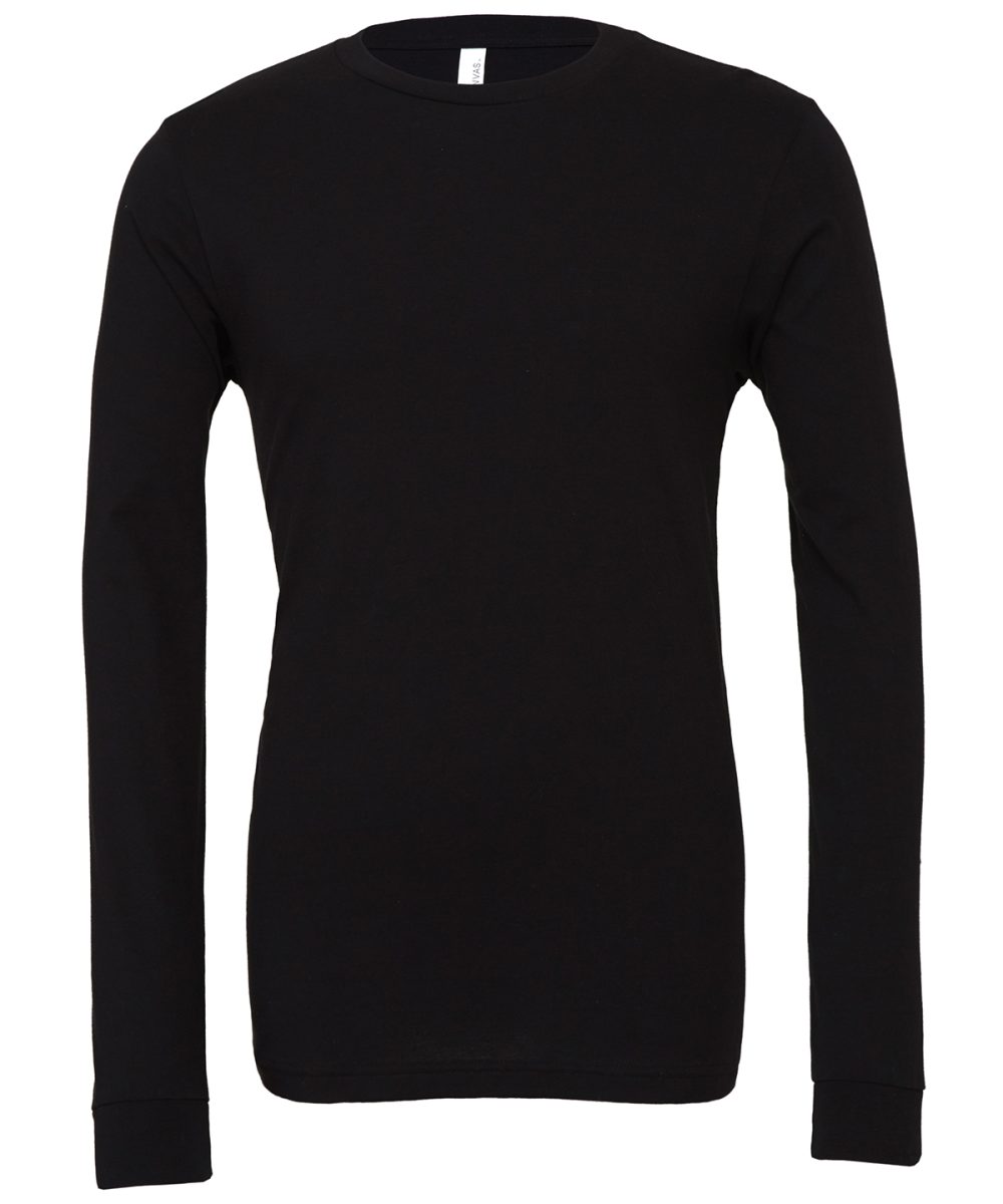 Black Unisex Jersey long sleeve tee