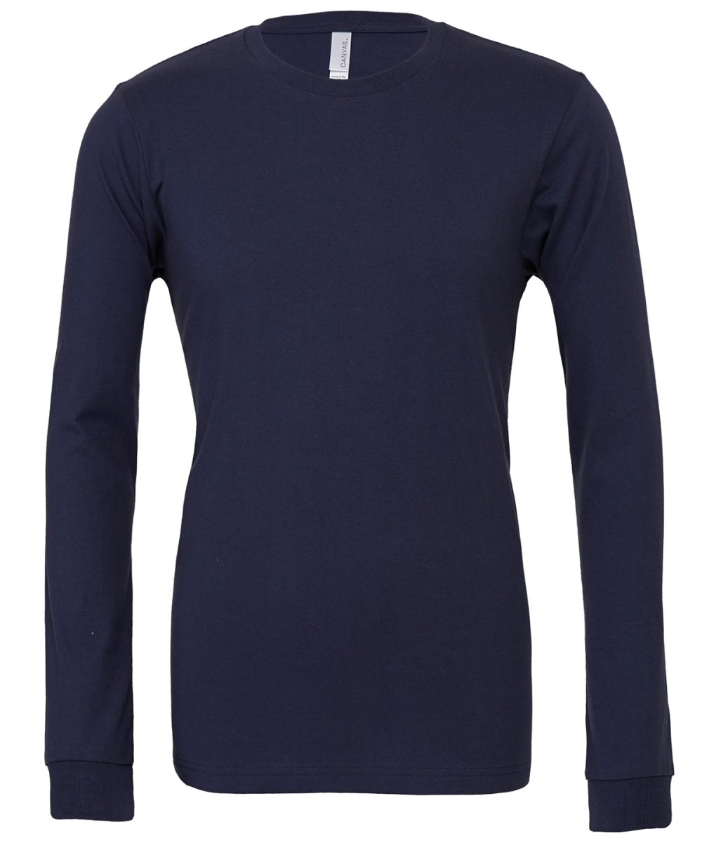 Navy Unisex Jersey long sleeve tee