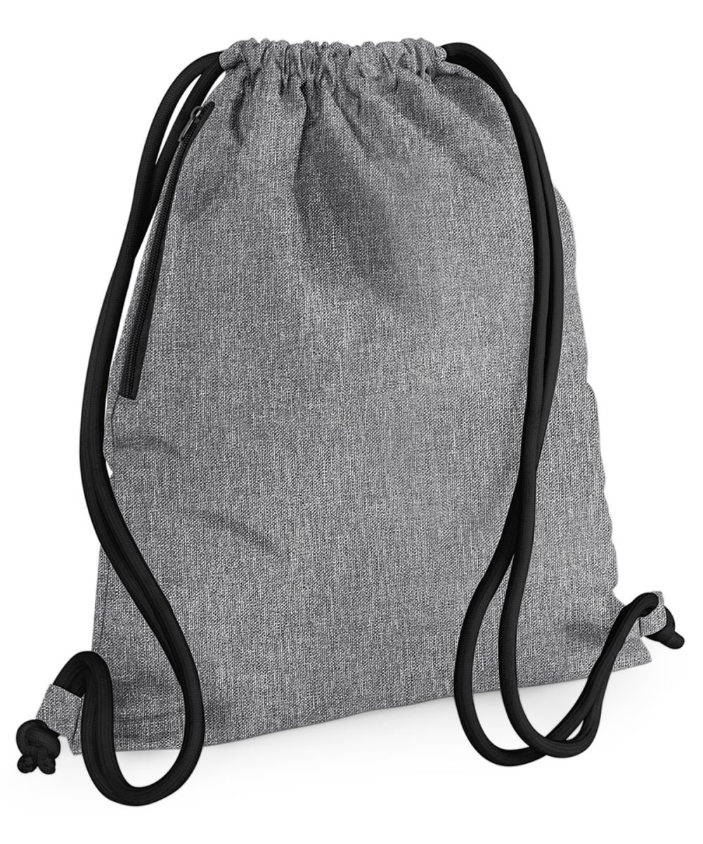 Grey Marl/Black Icon gymsac