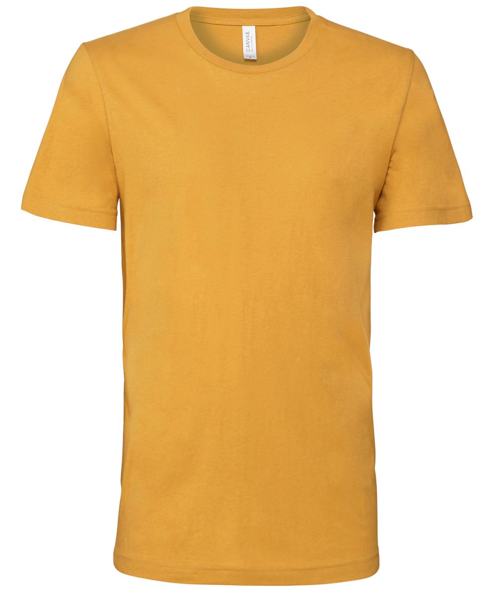 Mustard Unisex Jersey crew neck t-shirt