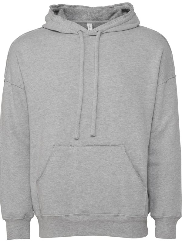 Athletic Heather Unisex raw-seam hoodie