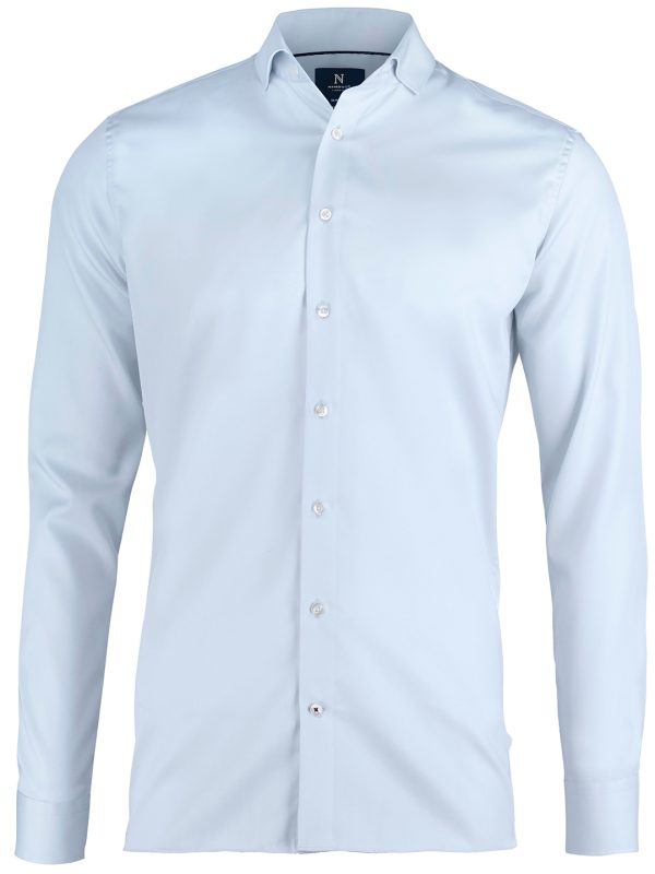 Light Blue Portland slim fit – super non-iron business shirt