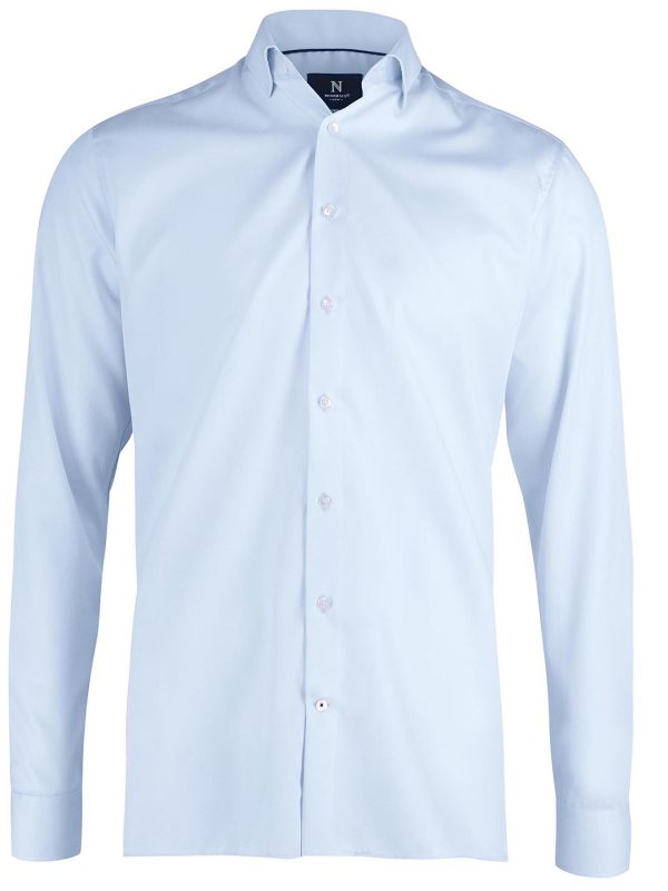 Light Blue Portland modern fit – super non-iron business shirt