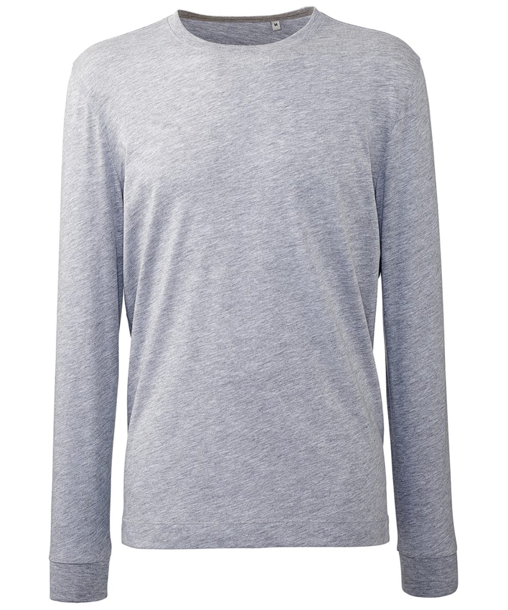 Grey Marl Men's long sleeve Anthem t-shirt