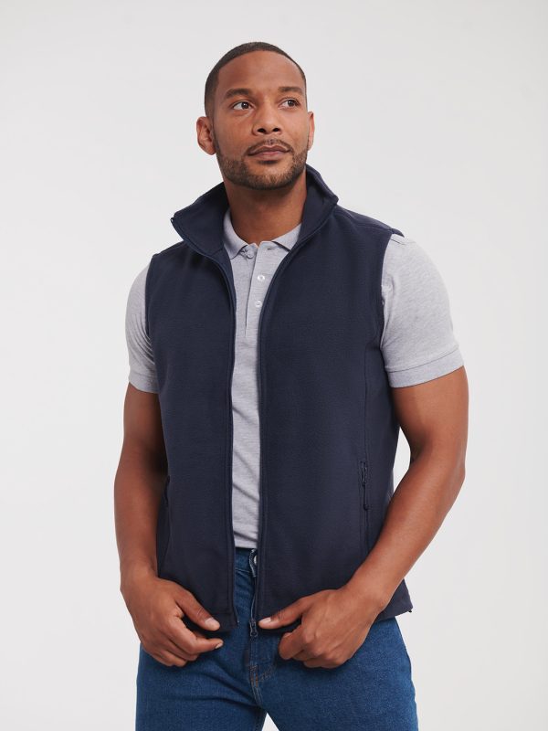 Outdoor fleece gilet