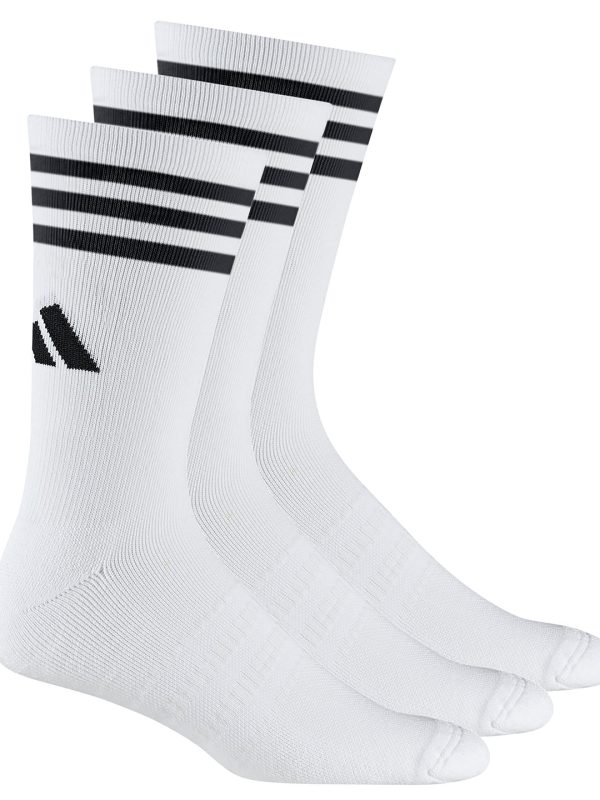 White Crew socks (3-pack)