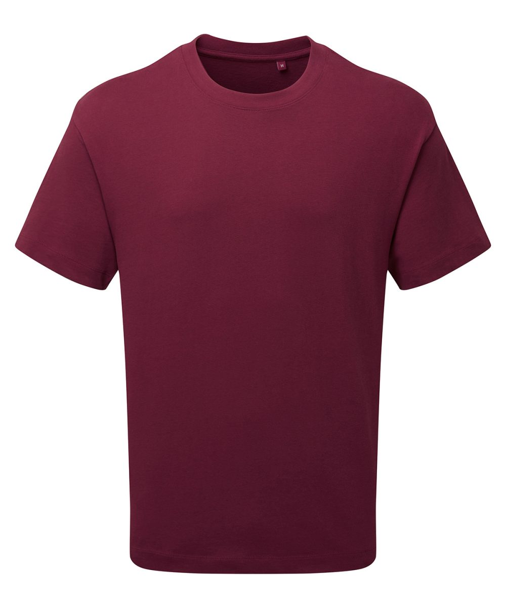 Burgundy Anthem heavyweight t-shirt