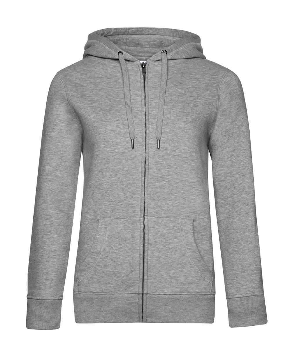 Heather Grey* B&C Queen zipped hooded