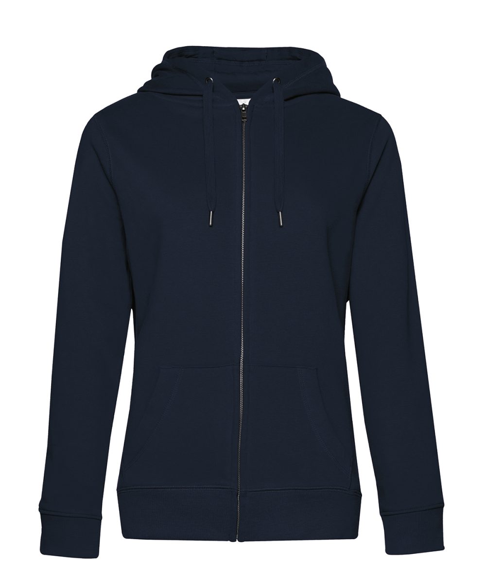 Navy B&C Queen zipped hooded