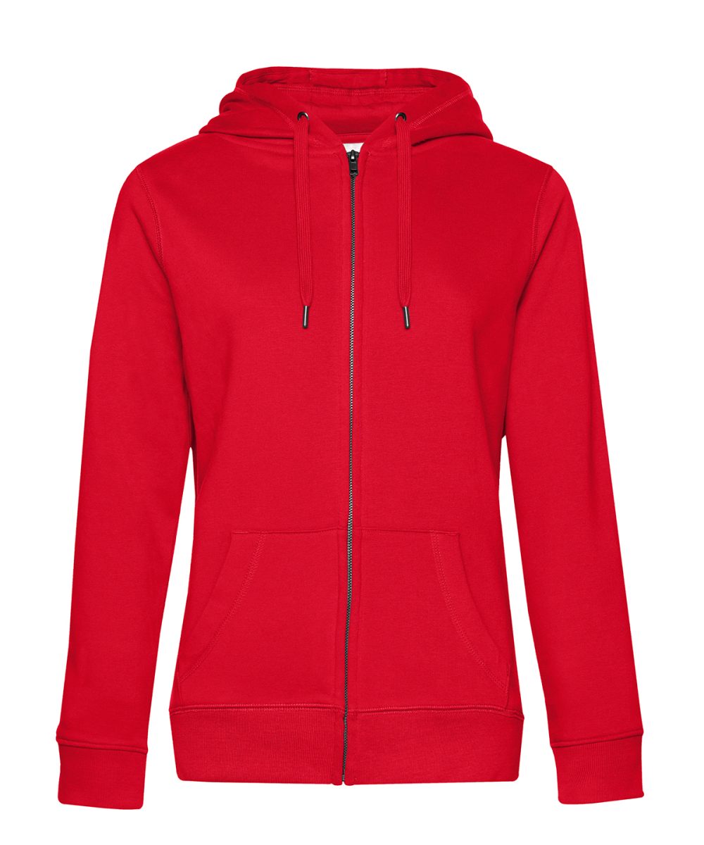 Red* B&C Queen zipped hooded