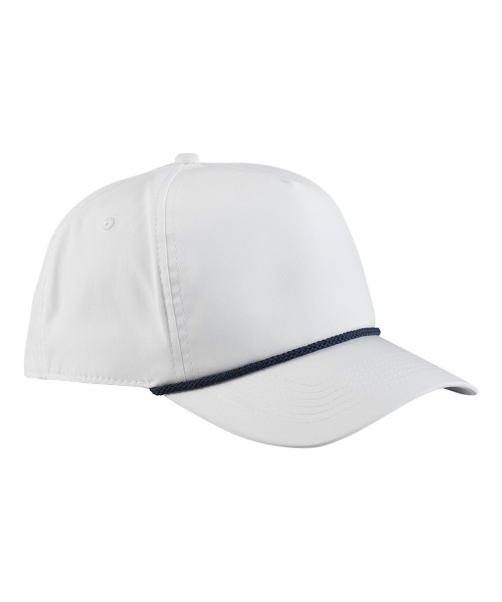 White/Navy Rope detail golf cap