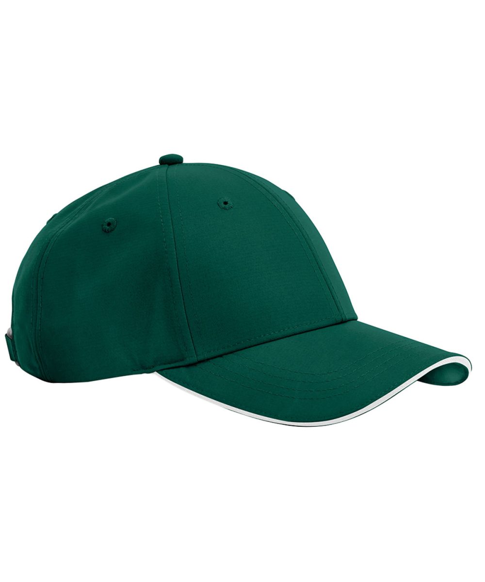 Bottle Green/White Team sports-tech cap