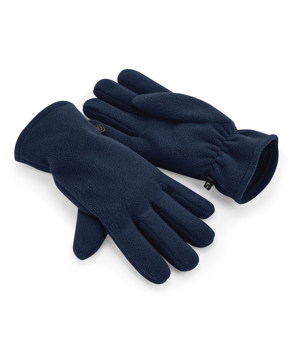 French Navy Recycled fleece gloves