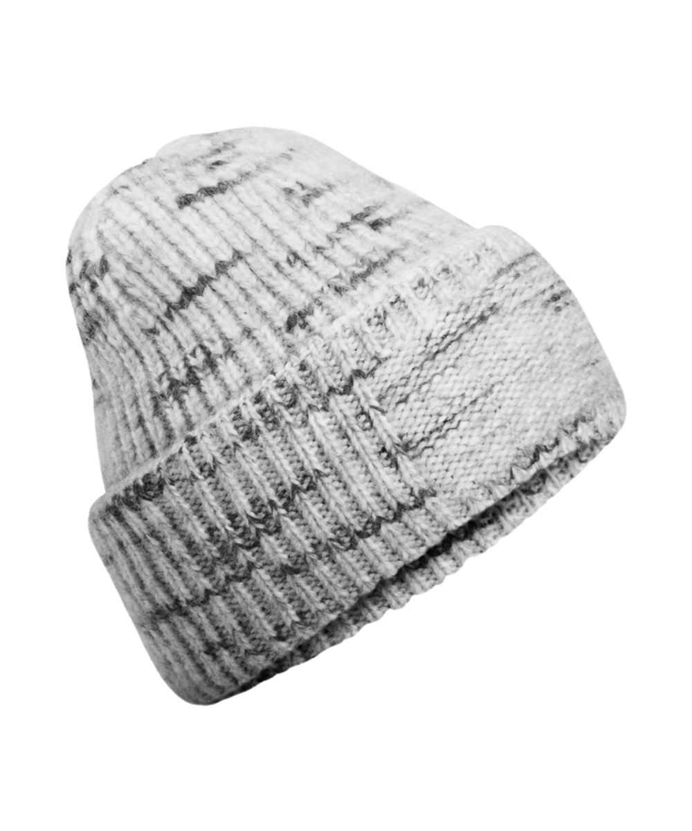 Cloudy Haze Chunky knit reverse patch beanie