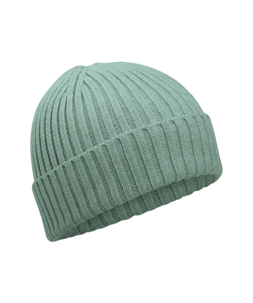 Dusty Green Organic cotton kids beanie