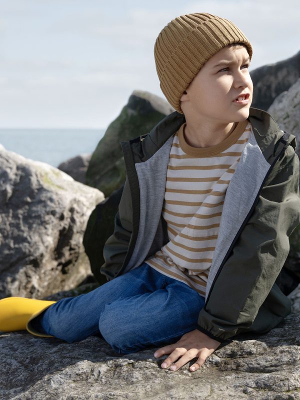 Organic cotton kids beanie