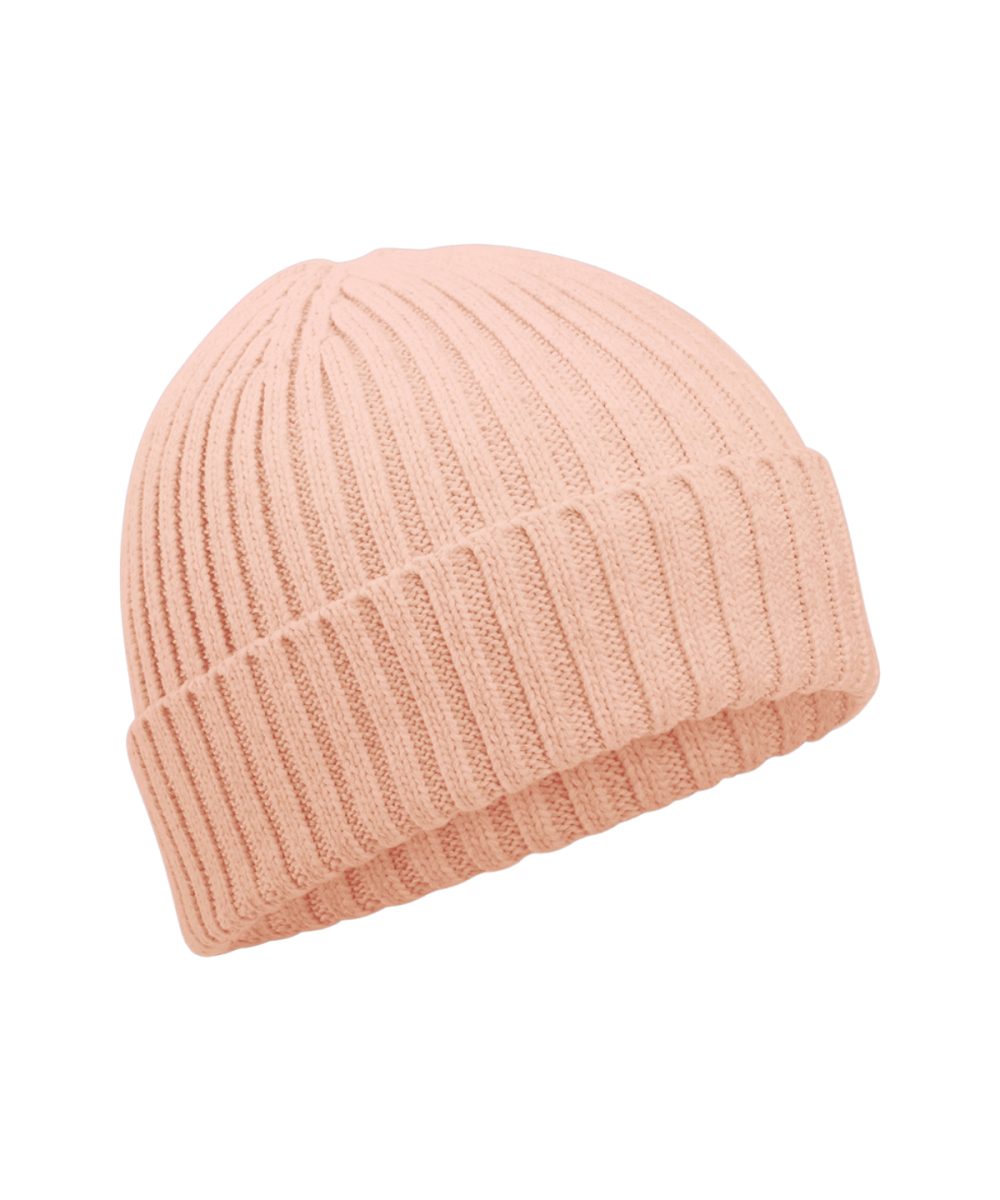 Peach Organic cotton kids beanie