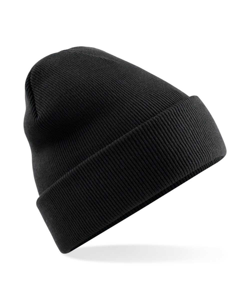 Black Polylana® original cuffed beanie