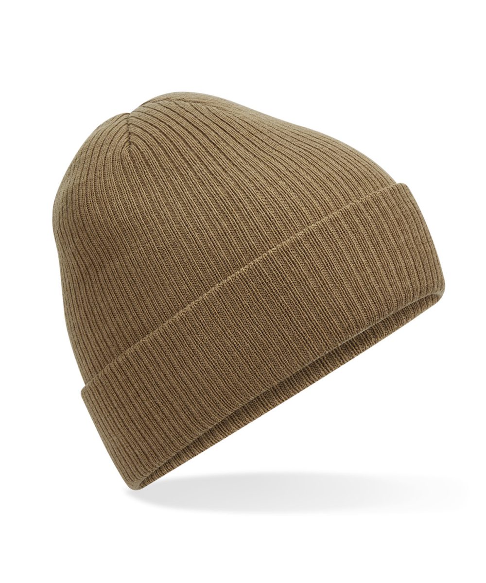 Biscuit Polylana® ribbed beanie