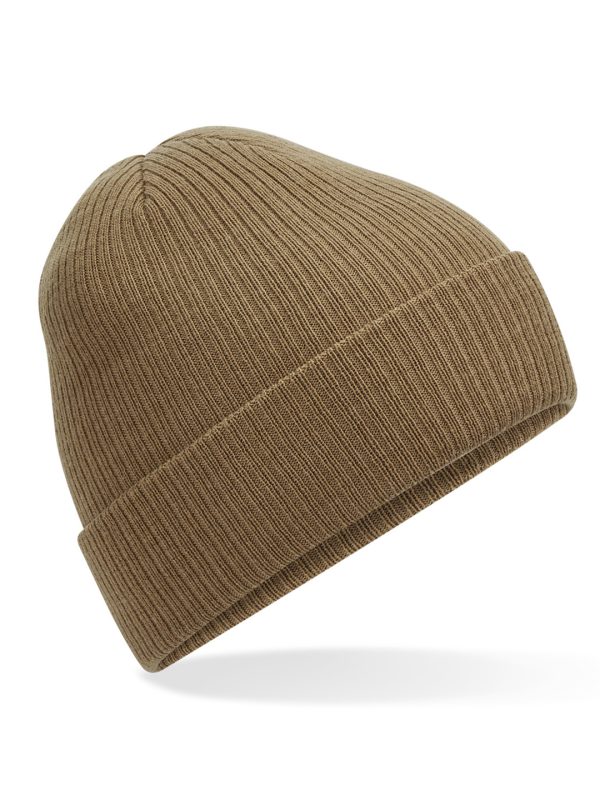 Biscuit Polylana® ribbed beanie