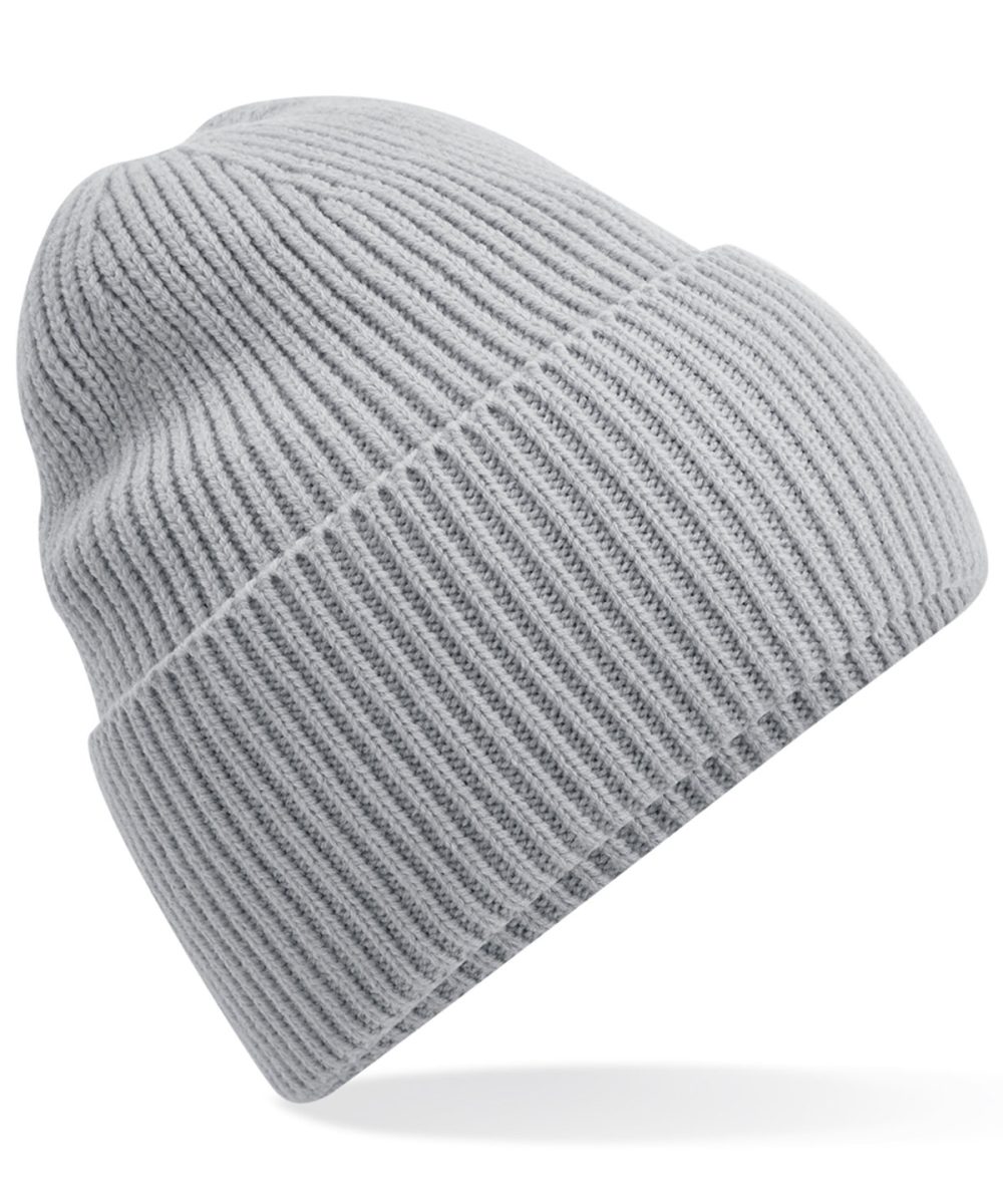 Light Grey Oversized cuffed beanie