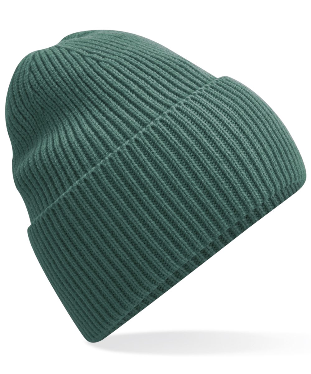 Marine Green Oversized cuffed beanie