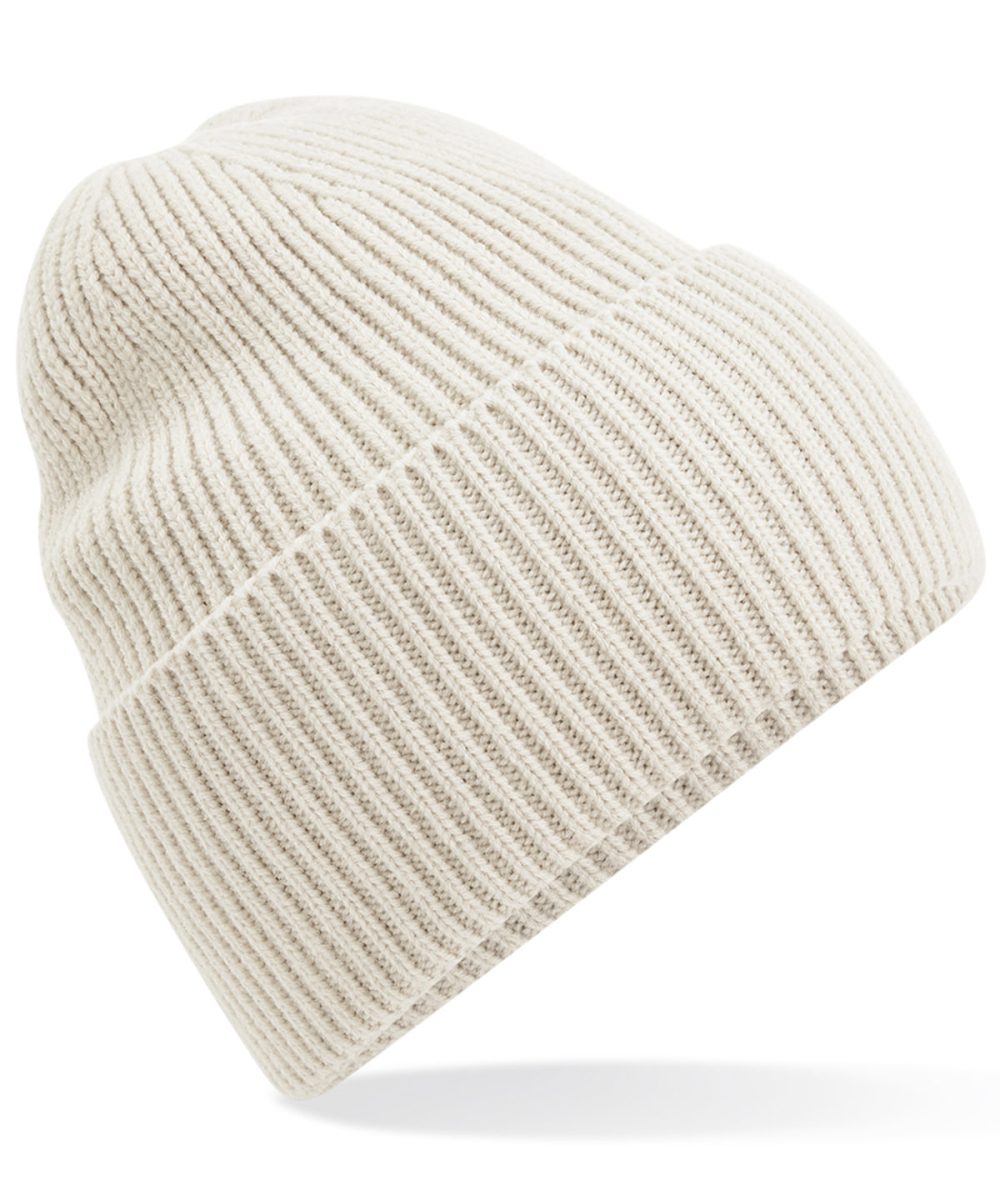 Oatmeal Oversized cuffed beanie