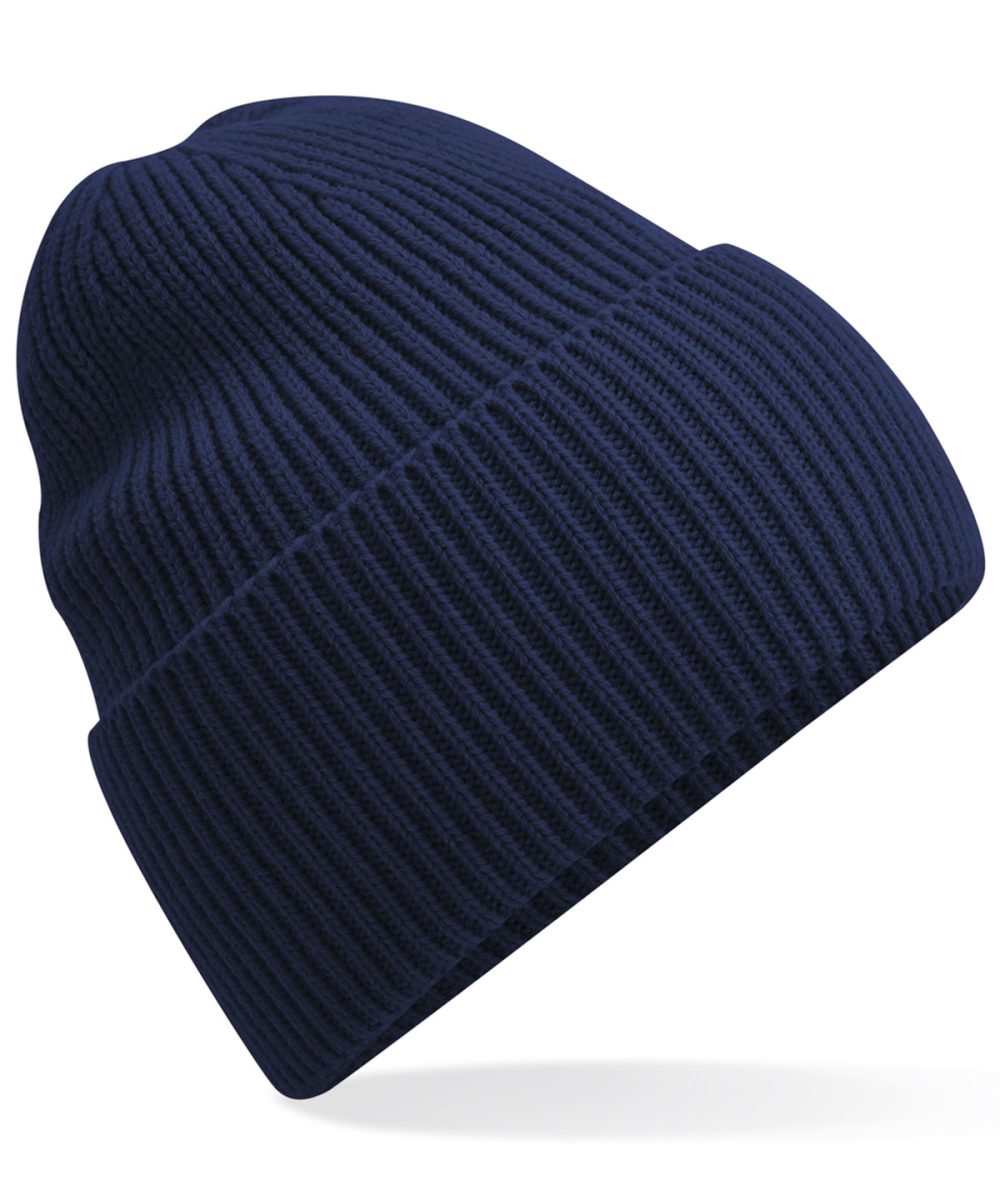 Oxford Navy Oversized cuffed beanie