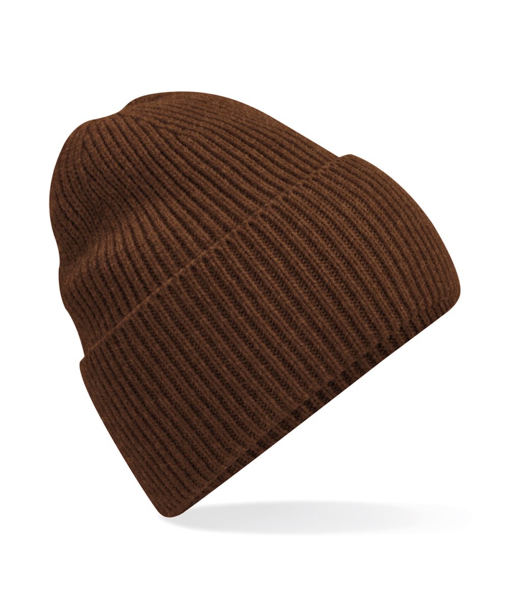 Walnut Oversized cuffed beanie