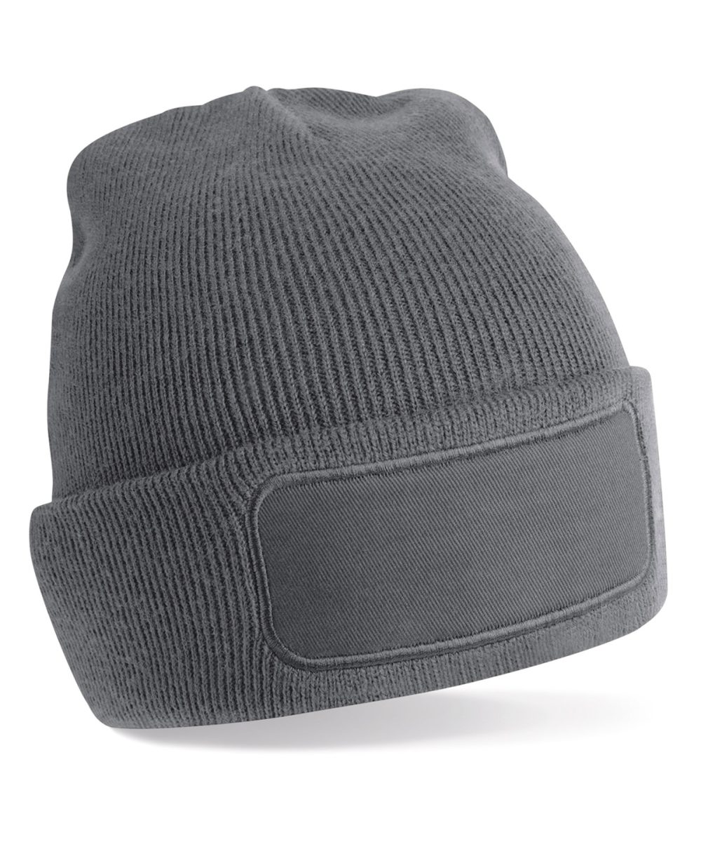 Graphite Grey Recycled original patch beanie