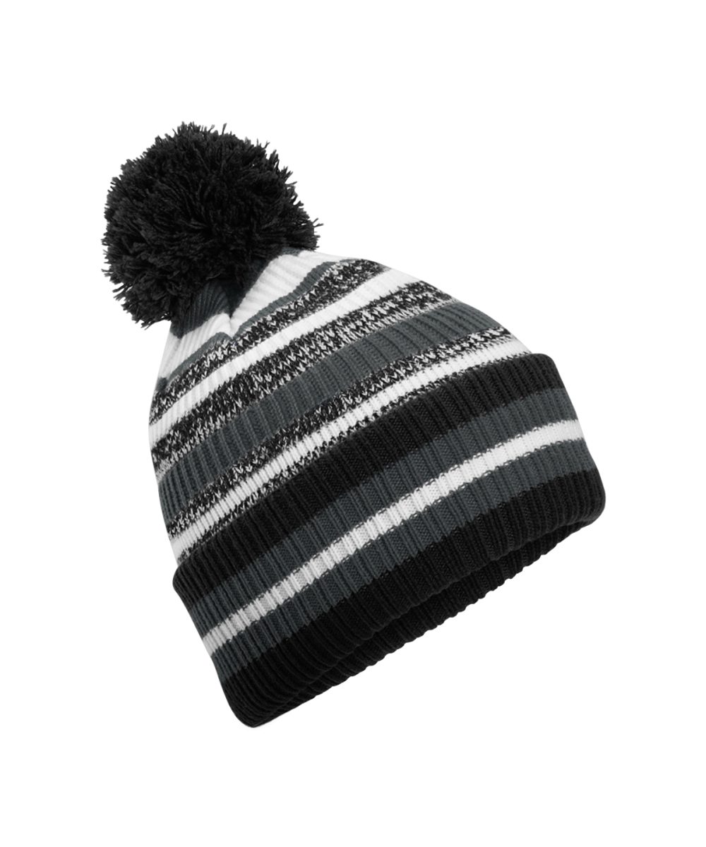 Black/Graphite Grey/White Multi-sport fan beanie