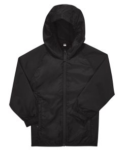 Black B&C #Reset windbreaker /kids