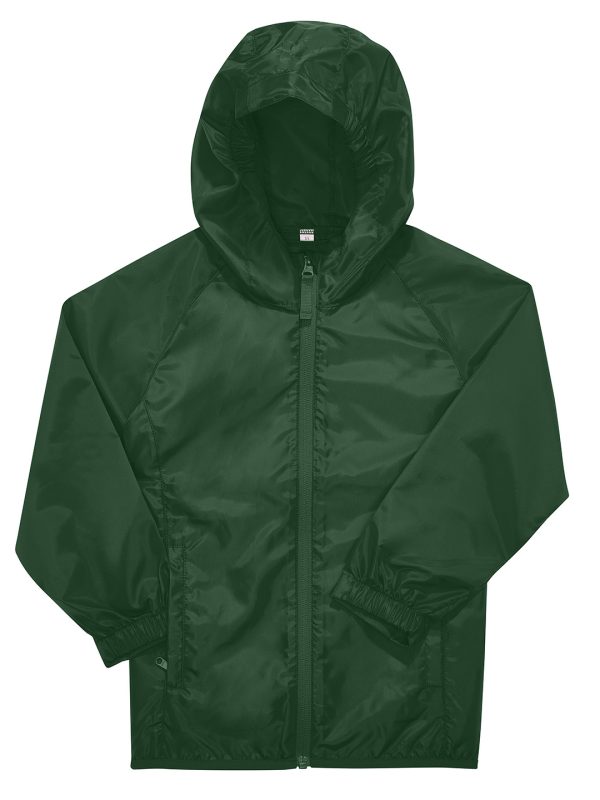 Bottle Green B&C #Reset windbreaker /kids