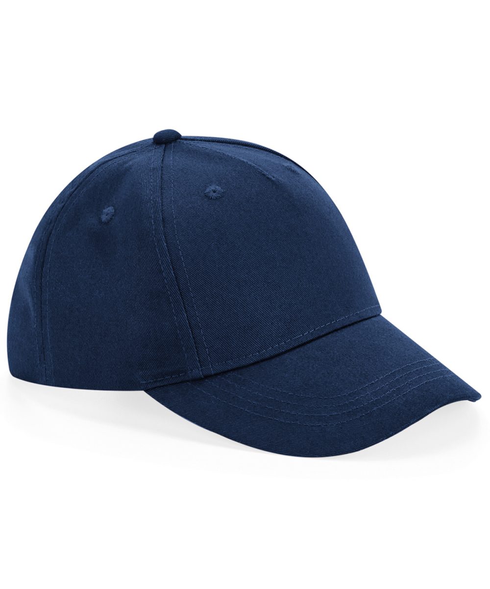 Navy Junior organic cotton 5-panel cap