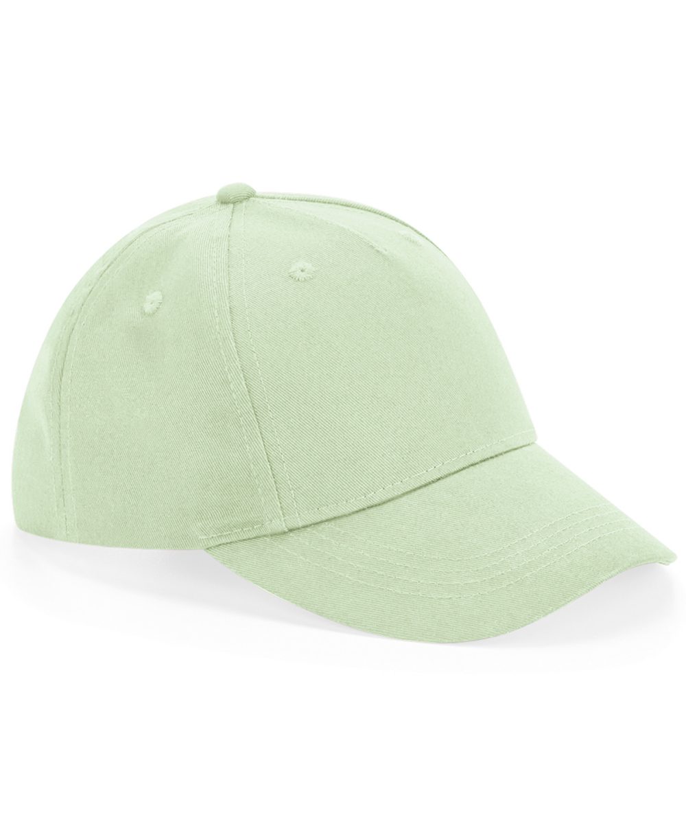 Pistachio Junior organic cotton 5-panel cap