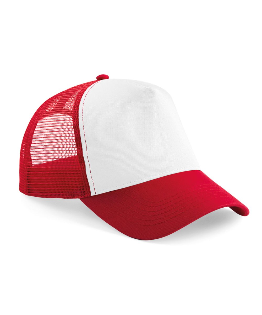 Classic Red/White Junior snapback trucker