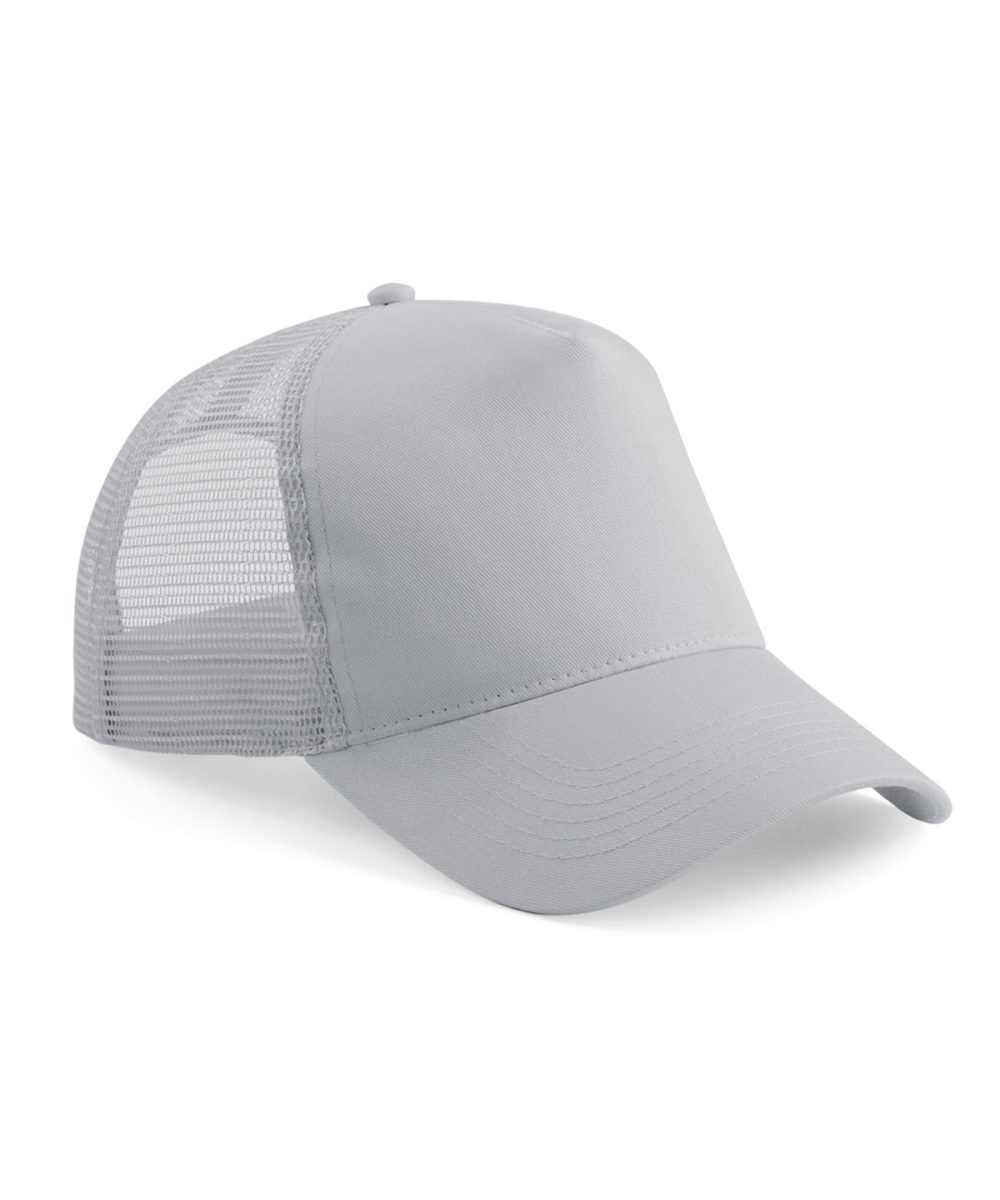 Light Grey/Light Grey Junior snapback trucker