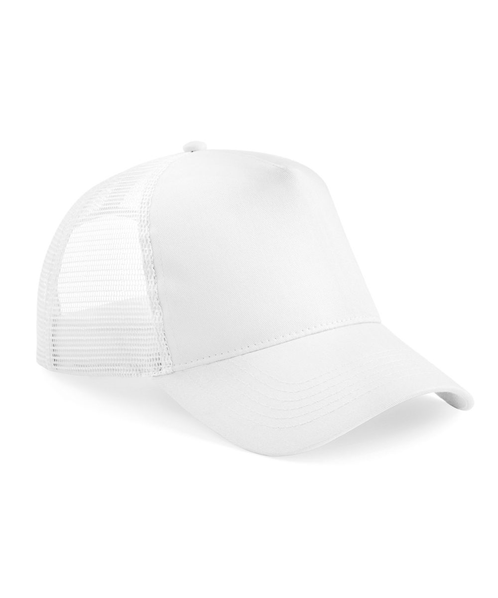 White/White Junior snapback trucker