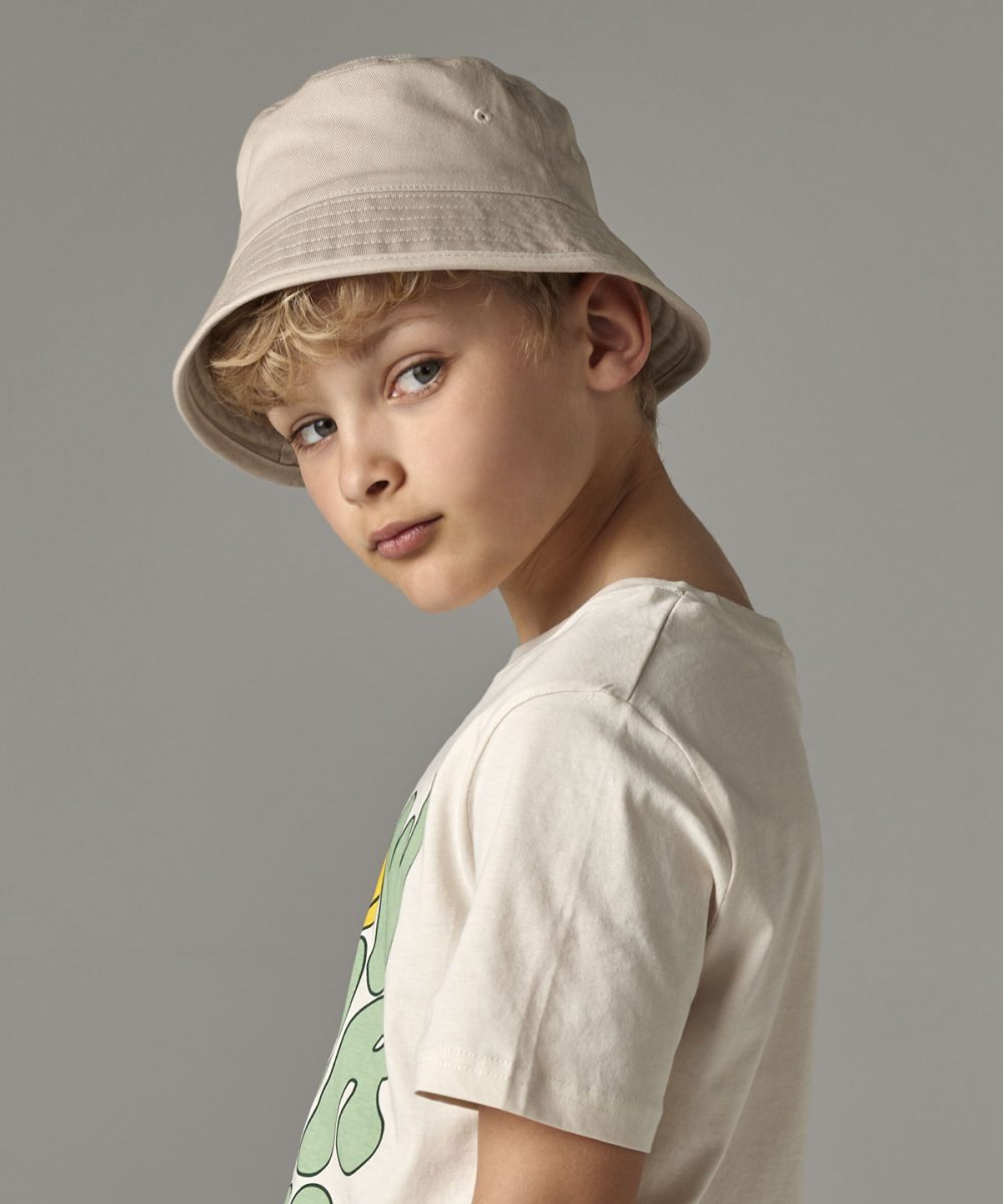 Junior organic cotton bucket hat