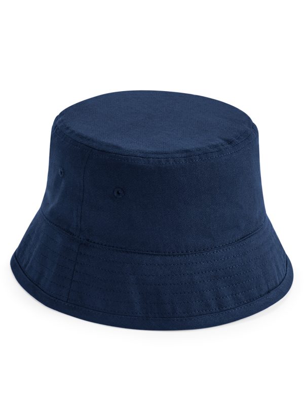 Navy Junior organic cotton bucket hat