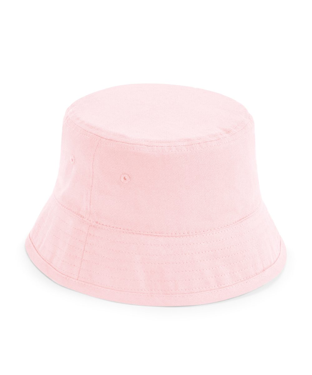 Powder Pink Junior organic cotton bucket hat