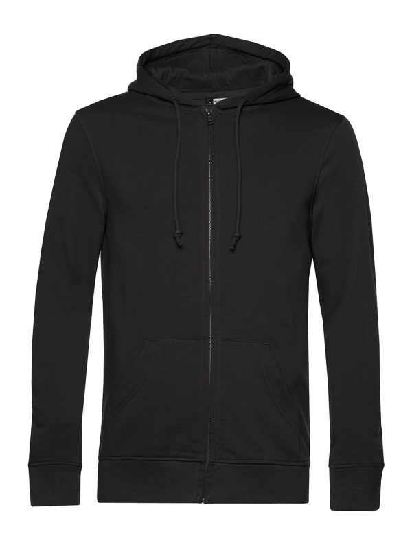 Black Pure B&C Inspire Zipped Hood