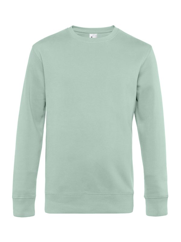 Aqua Green B&C KING Crew Neck