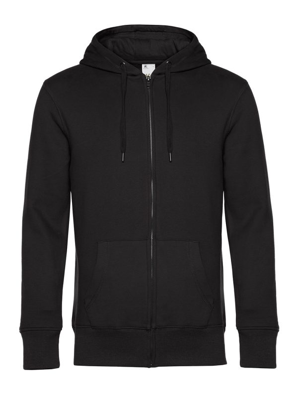 Black Pure* B&C KING Zipped Hood