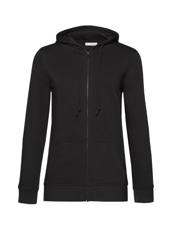 Black Pure B&C Inspire Zipped Hood /women