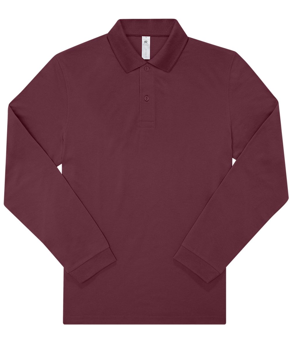 Burgundy B&C My Polo 180 LSL