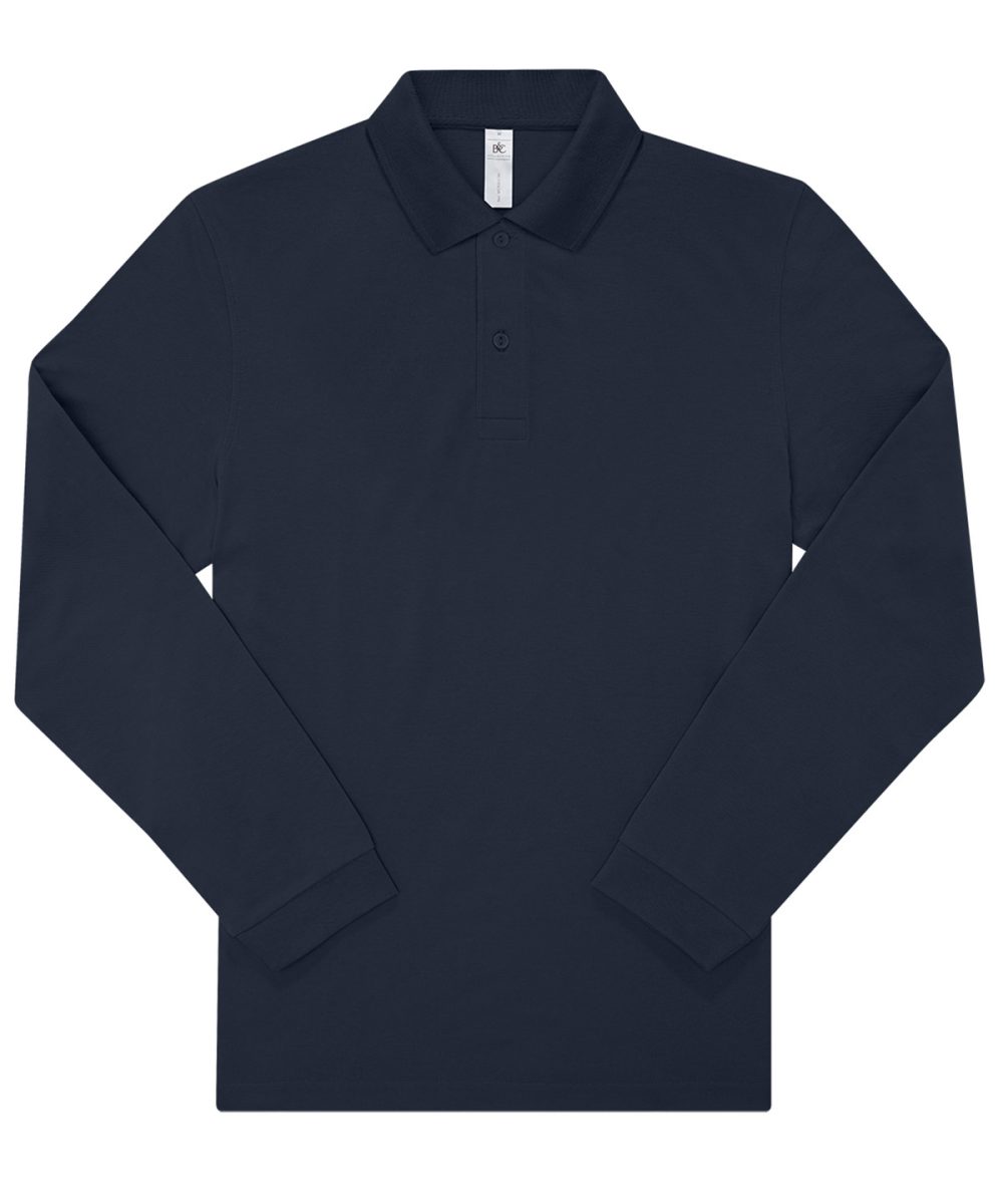 Navy* B&C My Polo 180 LSL