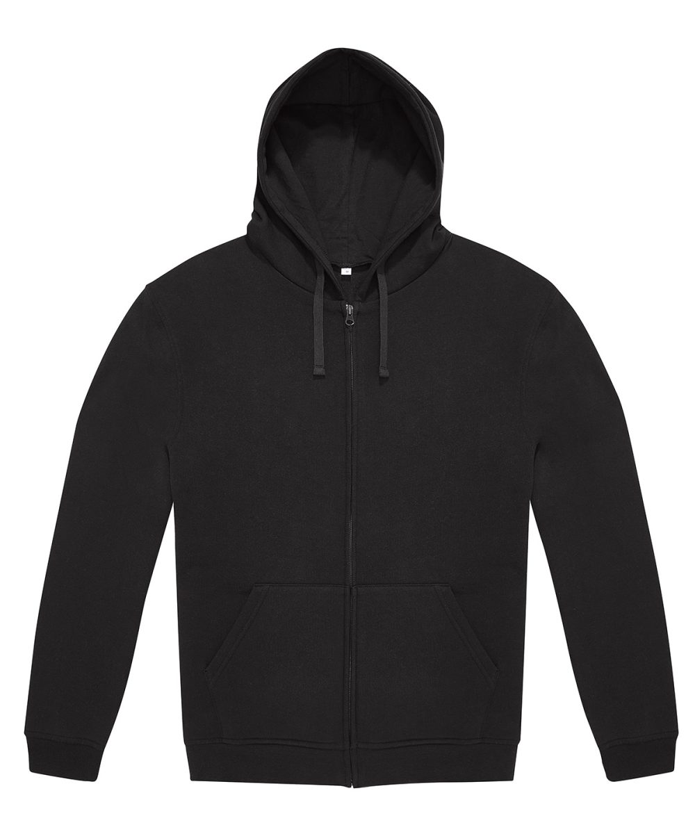 Black* B&C ID.334 zip hoodie